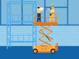 Cách xử lý khi xe nâng cắt kéo bị mất điện đột ngột