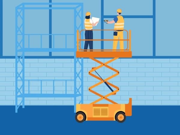 Cách xử lý khi xe nâng cắt kéo bị mất điện đột ngột