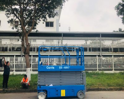 Bàn giao xe nâng người 14M cho công ty Vinatech